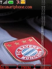 Capture d'écran FC Bayern Munich thème