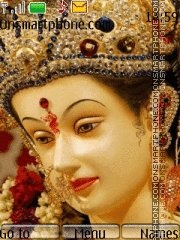 Durga Maa es el tema de pantalla