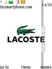 Capture d'écran Lacoste 573 thème