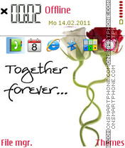 Together forever 08 es el tema de pantalla