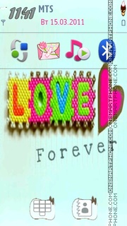 Love Forever 04 es el tema de pantalla