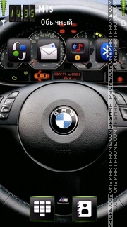 Скриншот темы Bmw panel