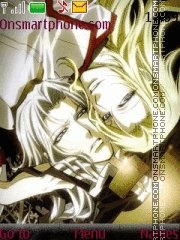 Capture d'écran Trinity Blood thème