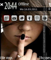 Kiss 23 theme screenshot