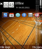 Скриншот темы Basketball 06