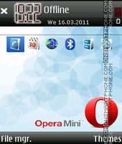 Opera-mini-5 es el tema de pantalla