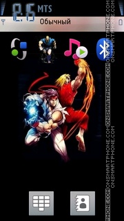 Street Fighter 04 tema screenshot