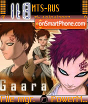 Gaara tema screenshot