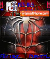 Скриншот темы Animated Spider Man 3