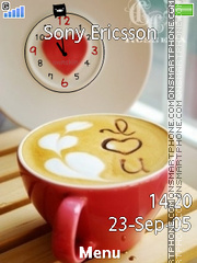 Love Clock 09 tema screenshot