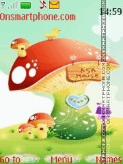 Cartoon Mushrooms Theme-Screenshot