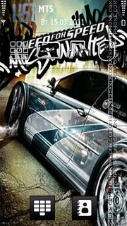 Nfs Most Wanted 13 es el tema de pantalla