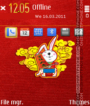 Capture d'écran Rabbit v3 mcc jun thème