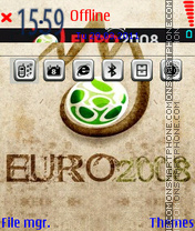 Euro 2008 theme screenshot