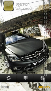 Capture d'écran Mercedes CL thème