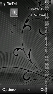 Abstract Grey es el tema de pantalla