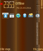Chohcolate theme screenshot