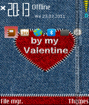 Jeans heart es el tema de pantalla