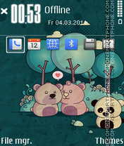 Talone bear theme screenshot