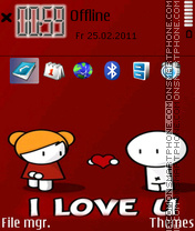 I Love You 36 es el tema de pantalla