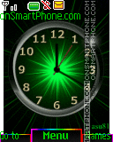 Animated color clock theme screenshot