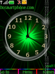 Animated color clock Theme-Screenshot