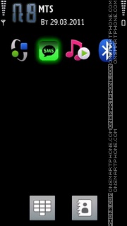 Green Flash Icons tema screenshot