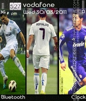 Cristiano Ronaldo theme screenshot