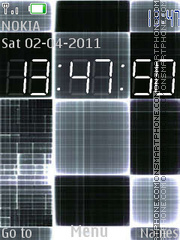 C. Clock theme screenshot
