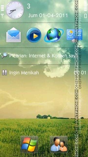 Nature HD tema screenshot