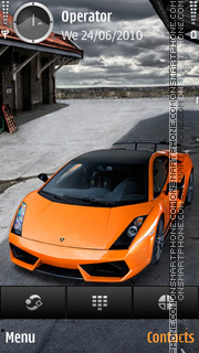 Lamborghini tema screenshot