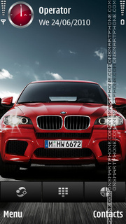 Capture d'écran BMW X6 thème