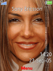 Capture d'écran Vanessa Marcil thème