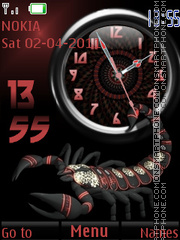 Scorpion tema screenshot