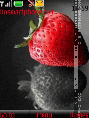 Animated Strawberry By ROMB39 tema screenshot