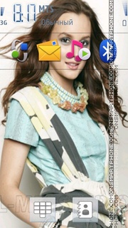 Leighton Meester theme screenshot