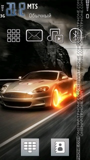 Fire Car 05 tema screenshot