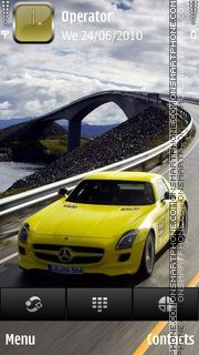 Mercedes amg theme screenshot