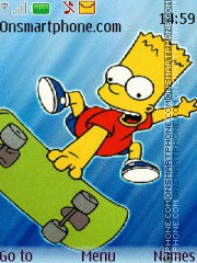 Bart Simpson 09 theme screenshot