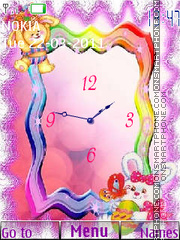 Easter Clock es el tema de pantalla