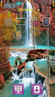 Waterfall tema screenshot