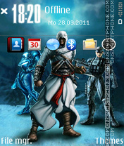 Assasins Creed Games es el tema de pantalla