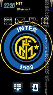 Capture d'écran Fc Inter Milan thème