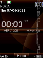 Nokia Choco Digital Theme-Screenshot