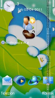 Blue Bear theme screenshot