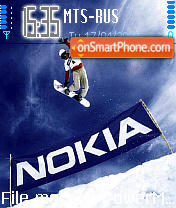 Snowboarding 01 theme screenshot