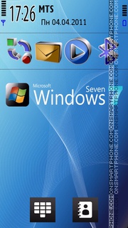 Widnow Seven X-x3d es el tema de pantalla