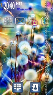 Dandelions 01 Theme-Screenshot