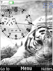 White Tiger 13 tema screenshot