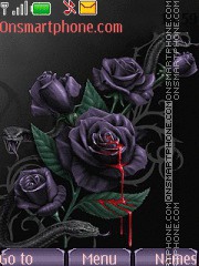 Gothic Rose tema screenshot